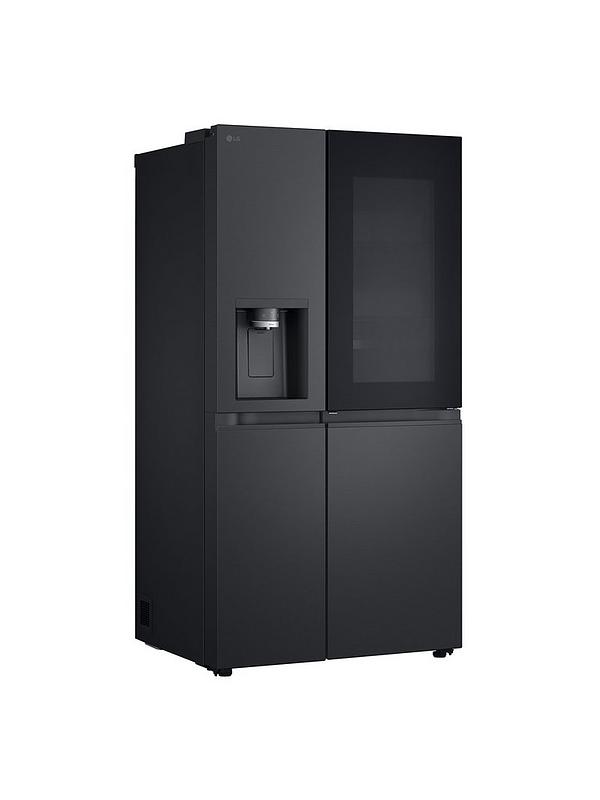 LG InstaView GSXE91EVAD 628L Smart Inverter American-Style Fridge Freezer - Black Steel - Image 2